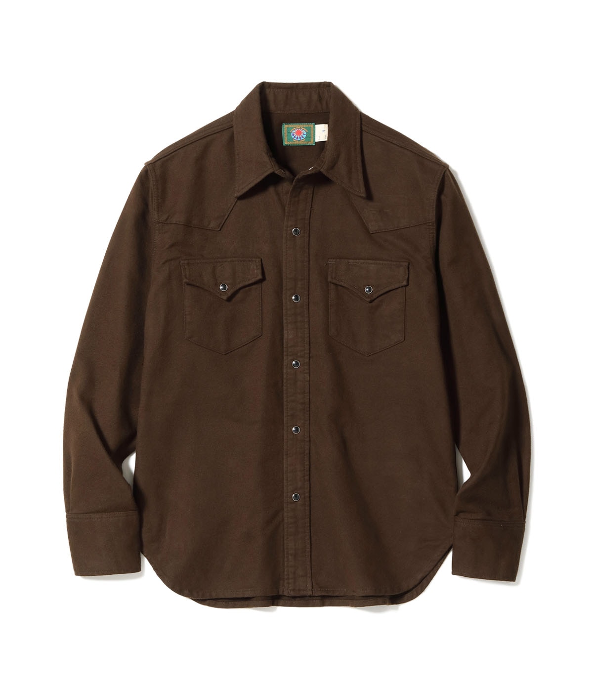 Lot No. MO29761 / MODUCT DOUBLE-SIDED BLUSHED FLANNEL WESTERN SHIRT