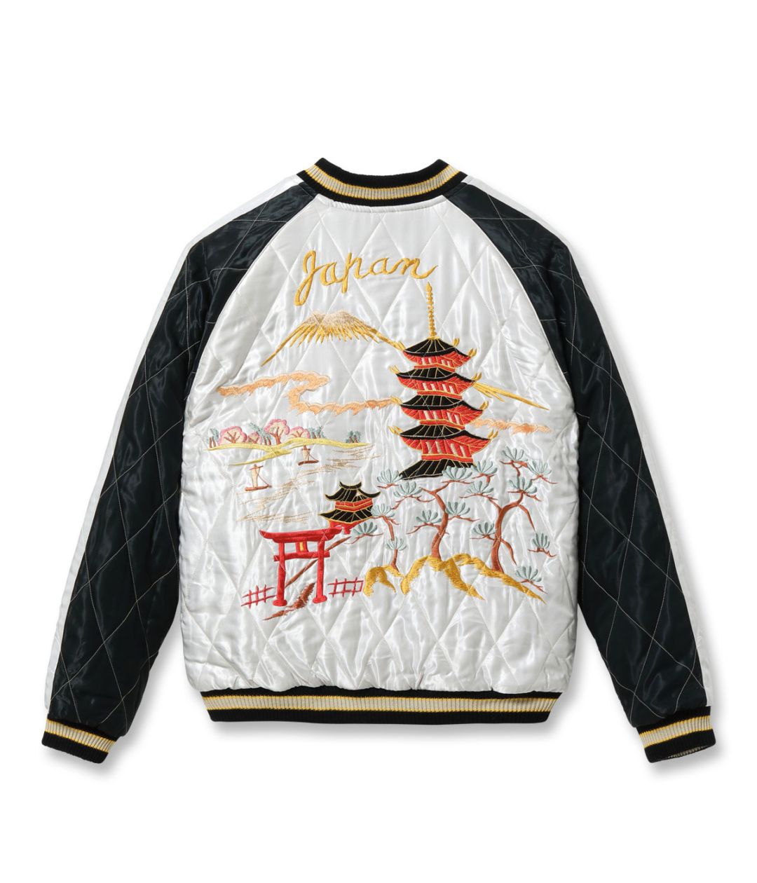 2026ǯ��������ͽ�� / Lot No. TT15974-119 / Mid 1950s Style Velveteen Souvenir Jacket ��RED TIGER�� �� ��LANDSCAPE�� (Reversible Side)