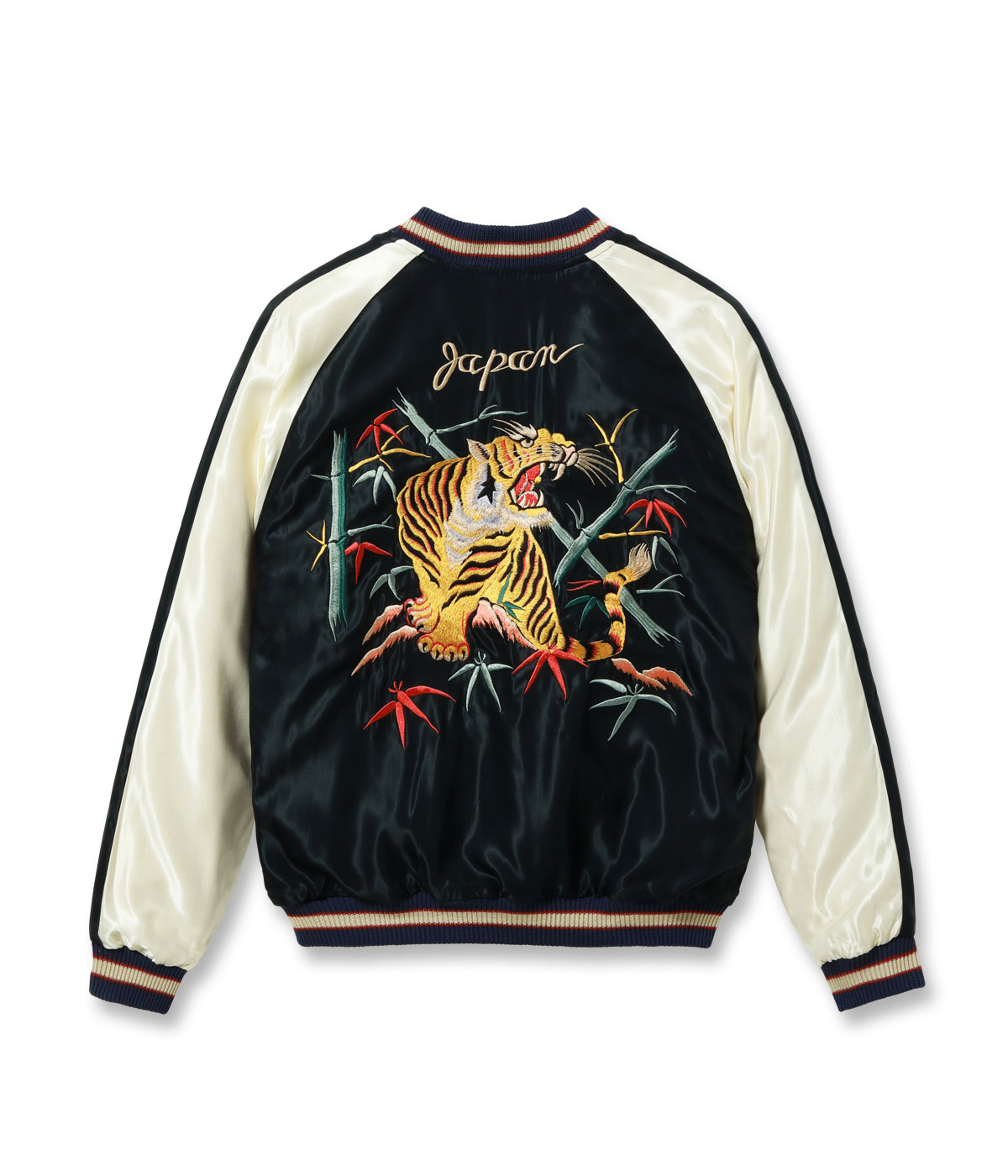 2026ǯ��������ͽ�� / Lot No. TT15975-128 / Mid 1950s Style Velveteen (Two-tone) �� Acetate Souvenir Jacket ��BLUE EAGLE�� �� ��ROARING TIGER�� (Reversible Side)