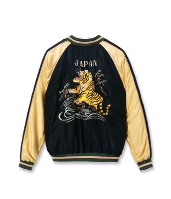 2026ǯ��������ͽ�� / Lot No. TT15976-119 / Early 1950s Style Acetate Souvenir Jacket ��ROARING TIGER�� �� ��GOLD DRAGON�� (AGING MODEL)