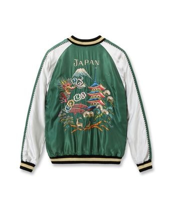 2026ǯ��������ͽ�� / Lot No. TT15982-145 / Mid 1950s Style Acetate Souvenir Jacket ��LANDSCAPE�� �� ��EAGLE�� (AGING MODEL)