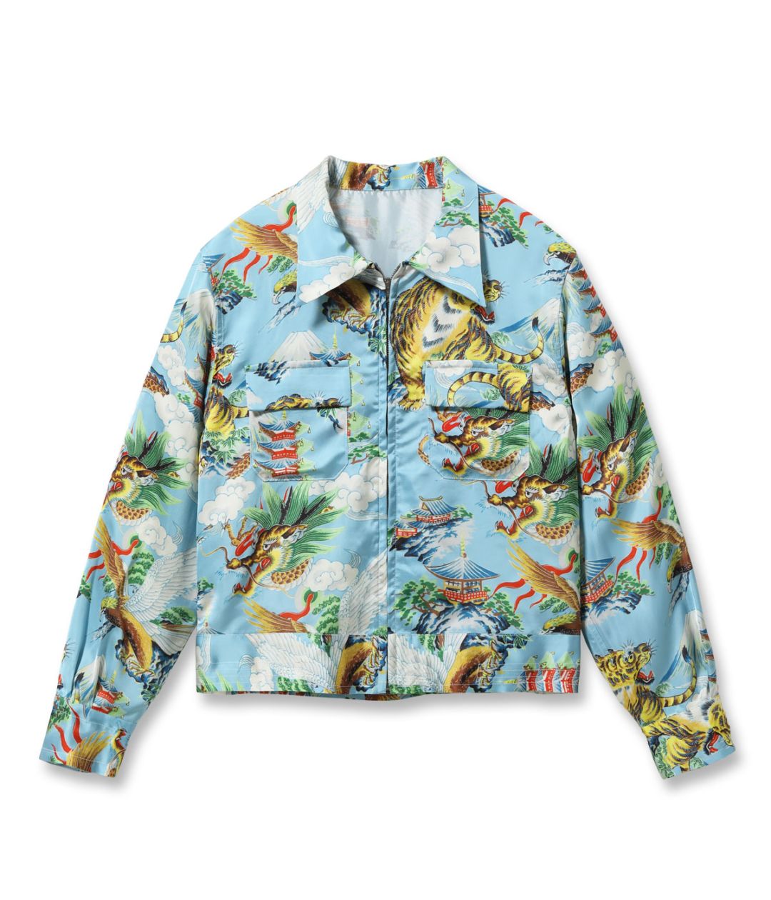 2026ǯ��������ͽ�� / Lot No. TT15914-125 / Late 1940s Style Acetate Souvenir Jacket ��KOSHO & CO.�� Special Edition (Hand Print) ��EAGLE, TIGER & DRAGON (HAND PRINT)��