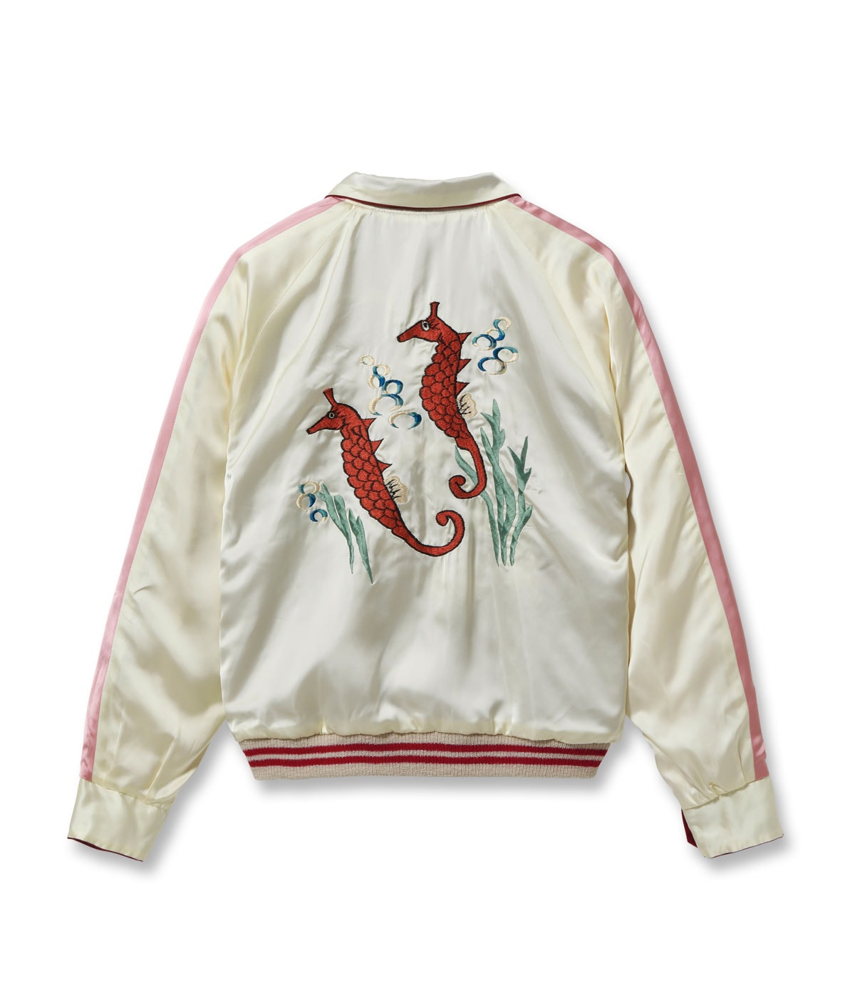 2026ǯ��������ͽ�� / Lot No. TT16010-170 / Late 1950s Style Velveteen �� Acetate Souvenir Jacket ��KOSHO & CO.�� Special Edition ��GUAM ISLANDS�� �� ��SEAHORSE�� (Reversible Side)