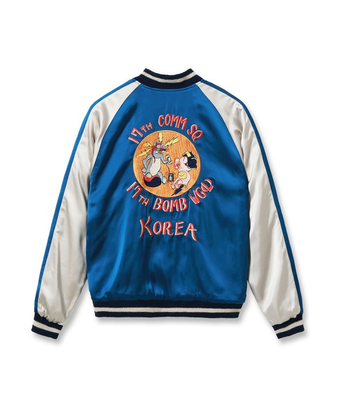 2026ǯ10��9������ / Lot No. BR16009-119 / Early 1950s Style Acetate Souvenir Jacket ��KOSHO & CO.�� �� ��BUZZ RICKSON��S�� Special Edition ��17TH COMM SQ & 17TH BOMB WG(L)�� (Reversible Side)