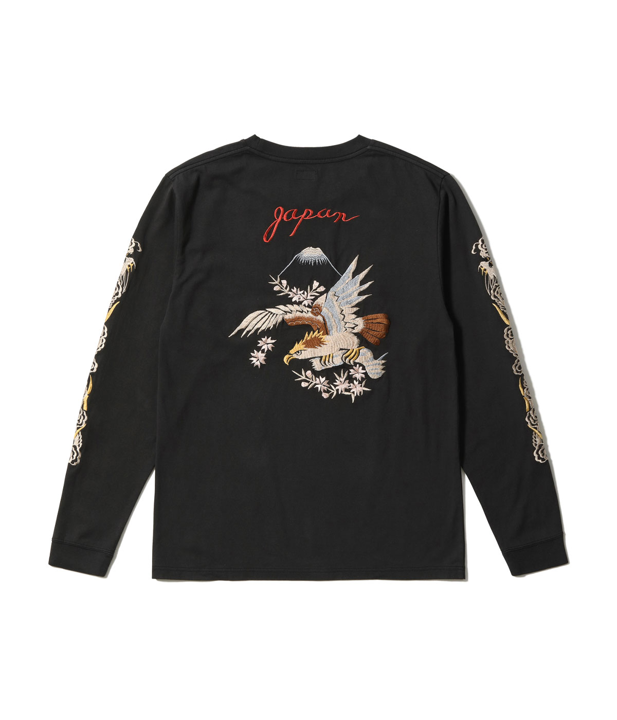 Lot No. TT69818 / LONG SLEEVE SUKA T-SHIRT EMBROIDERED ��EAGLE��