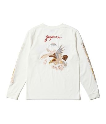Lot No. TT69818 / LONG SLEEVE SUKA T-SHIRT EMBROIDERED ��EAGLE��