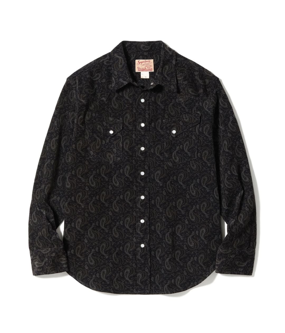 Lot No. SC29786 / PRINTED CORDUROY WESTERN SHIRT