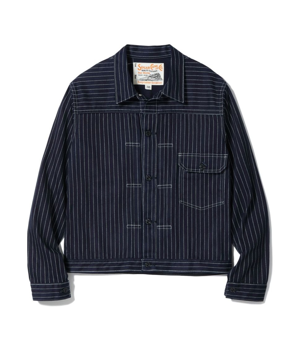 2026ǯ��������ͽ�� / Lot No. SC16044 / 9oz. WABASH STRIPE BLOUSE