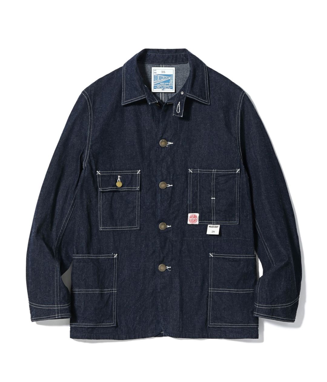 2026ǯ��������ͽ�� / Lot No. HD16063 / HEADLIGHT 11oz. BLUE DENIM WORK COAT
