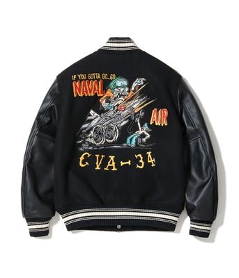 2026ǯ10��16������ / Lot No. WV15967-119 / 30oz. WOOL MELTON AWARD JACKET ��NAVAL AIR CVA-34��