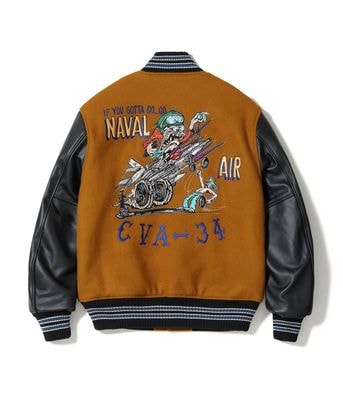 2026ǯ10��16������ / Lot No. WV15967-156 / 30oz. WOOL MELTON AWARD JACKET ��NAVAL AIR CVA-34��