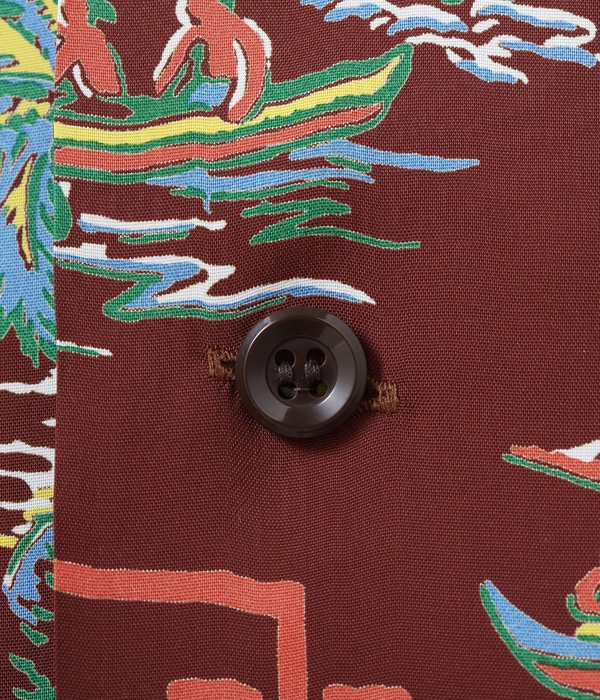 Lot No. SS38570 / RAYON HAWAIIAN SHIRT ��UNITED AIRLINE��