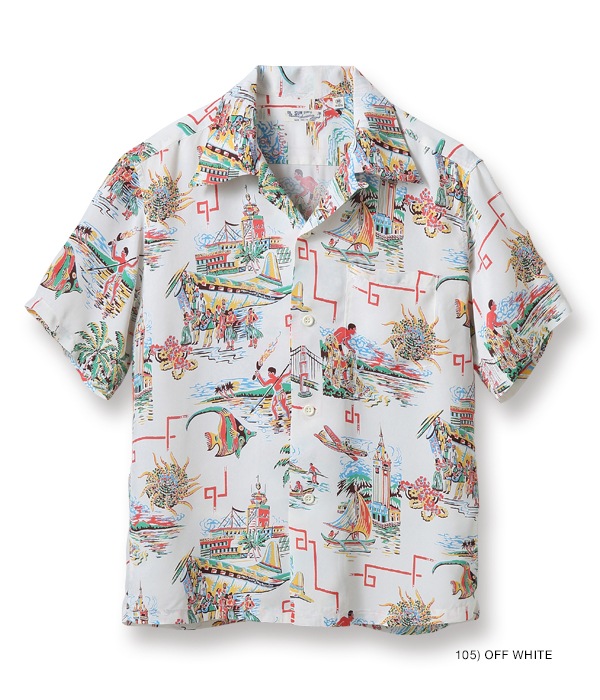 Lot No. SS38570 / RAYON HAWAIIAN SHIRT ��UNITED AIRLINE��