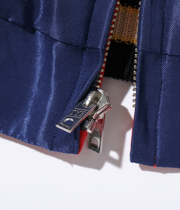 Lot No. TT15174-128 / Mid 1950s Style Acetate Quilted Souvenir Jacket ��DRAGON & TIGER�� �� ��FLYING DRAGON��