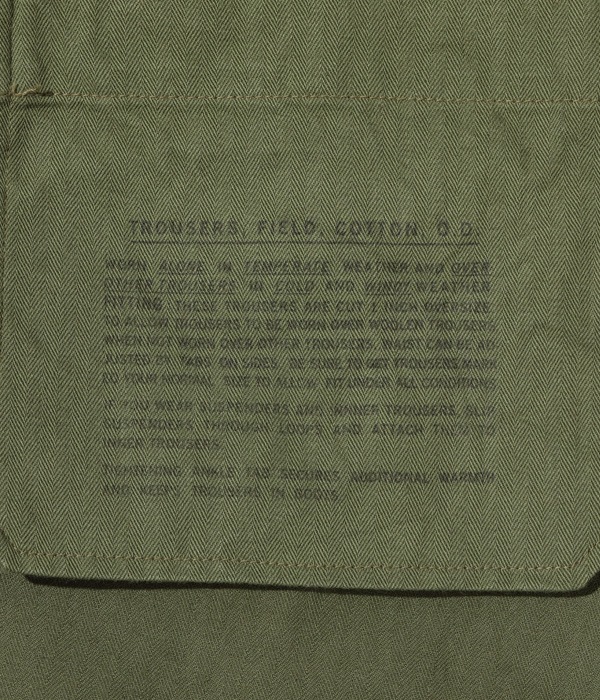 Lot No. BR42390 / Type M-1943 HBT ��BUZZ RICKSON MFG. CO.��