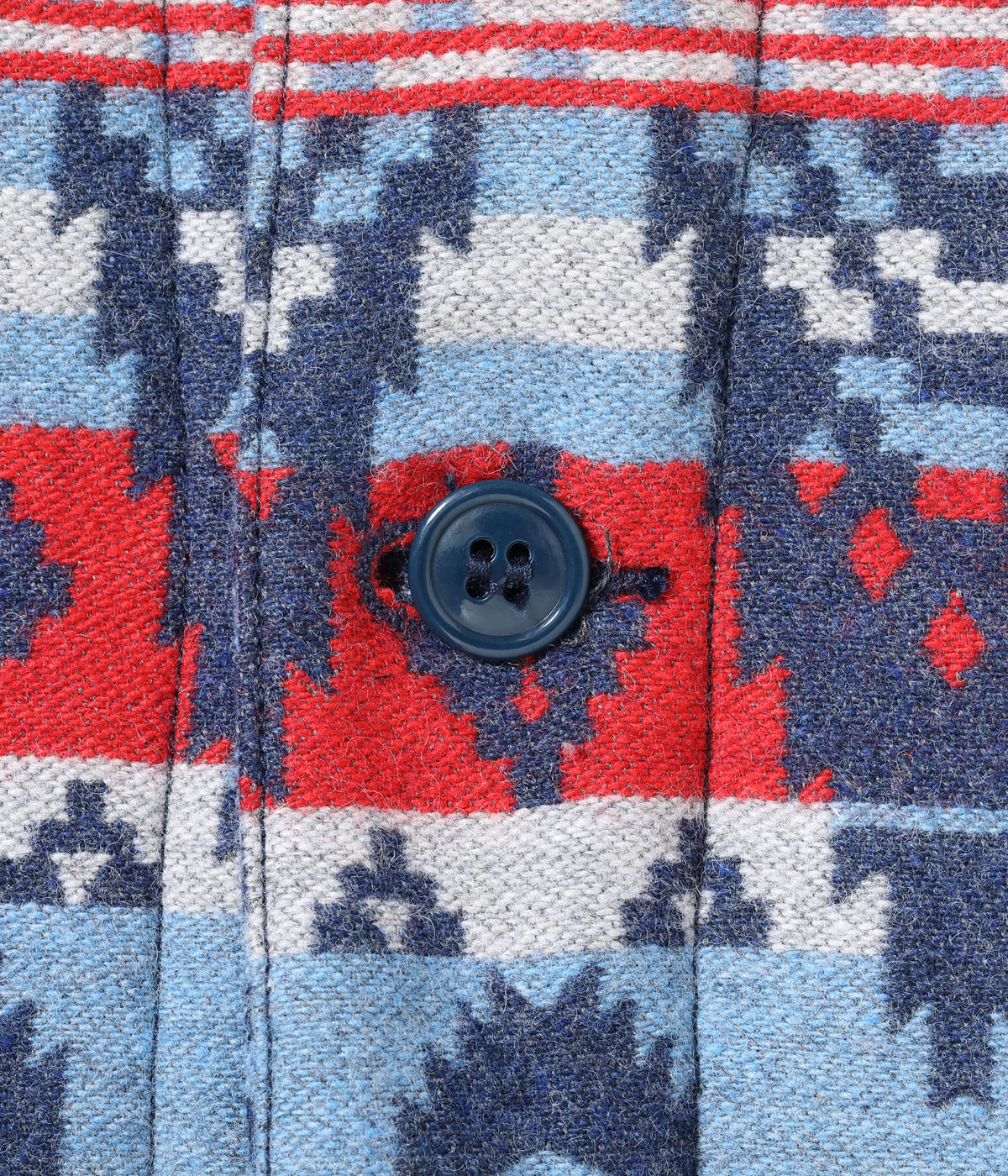 Lot No. SC15652 / NATIVE AMERICAN WOOL JACQUARD WORK VEST BOA LINING