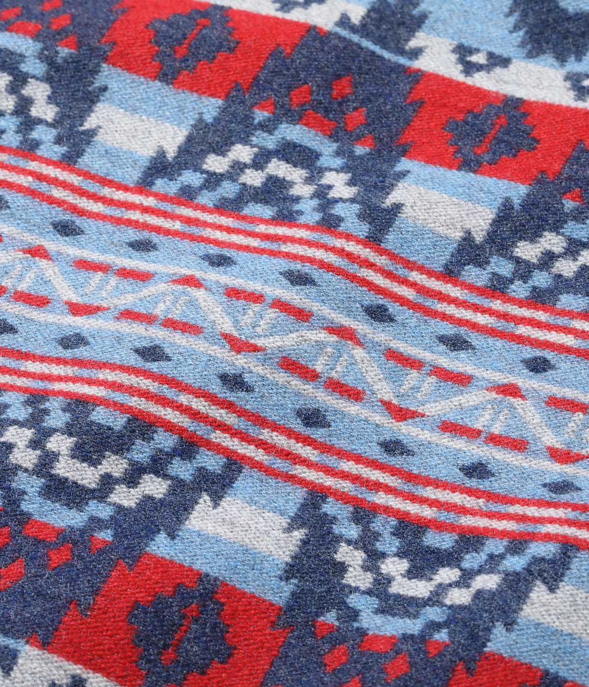 Lot No. SC15652 / NATIVE AMERICAN WOOL JACQUARD WORK VEST BOA LINING