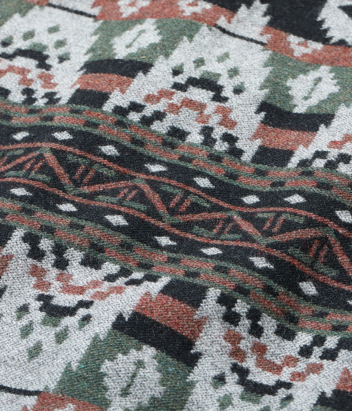 Lot No. SC15652 / NATIVE AMERICAN WOOL JACQUARD WORK VEST BOA LINING