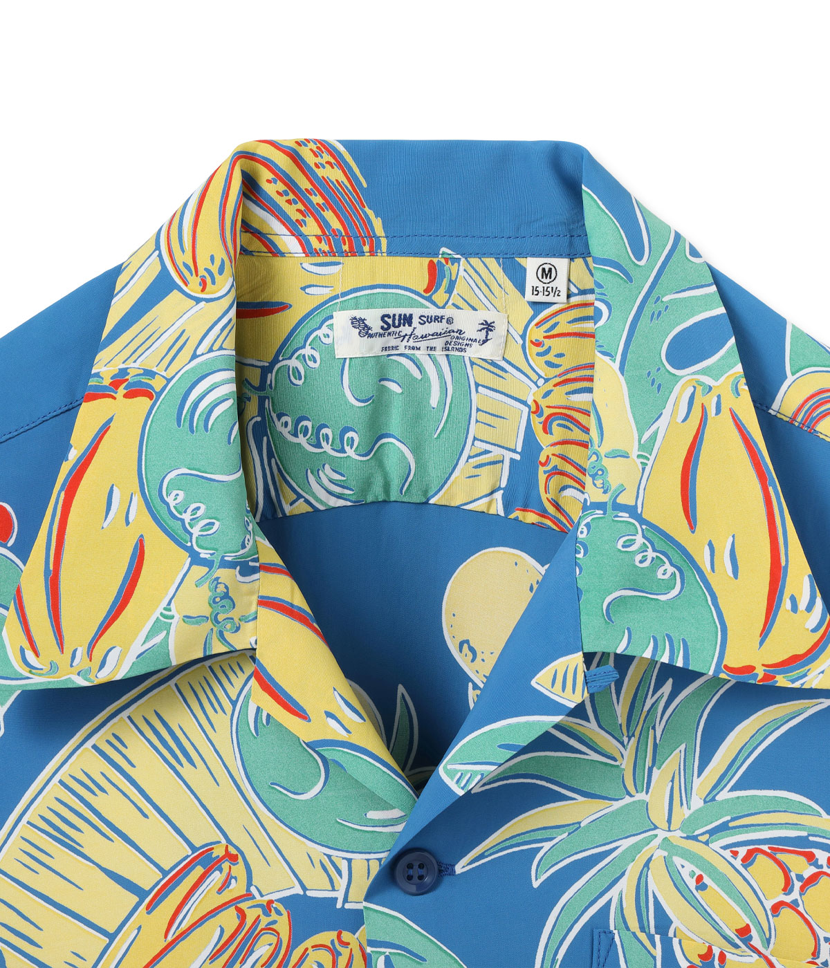 Lot No. SS39415 / RAYON HAWAIIAN SHIRT TROPICAL FRUITS