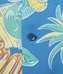 Lot No. SS39415 / RAYON HAWAIIAN SHIRT TROPICAL FRUITS