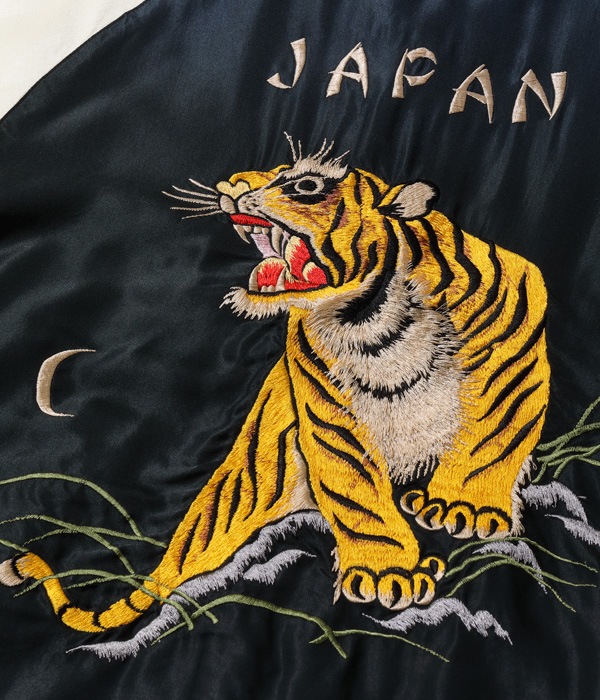 Lot No. TT15274-119 / Early 1950s - Mid 1950s Style Acetate Souvenir Jacket ��ROARING TIGER�� �� ��EAGLE�� (AGING MODEL)