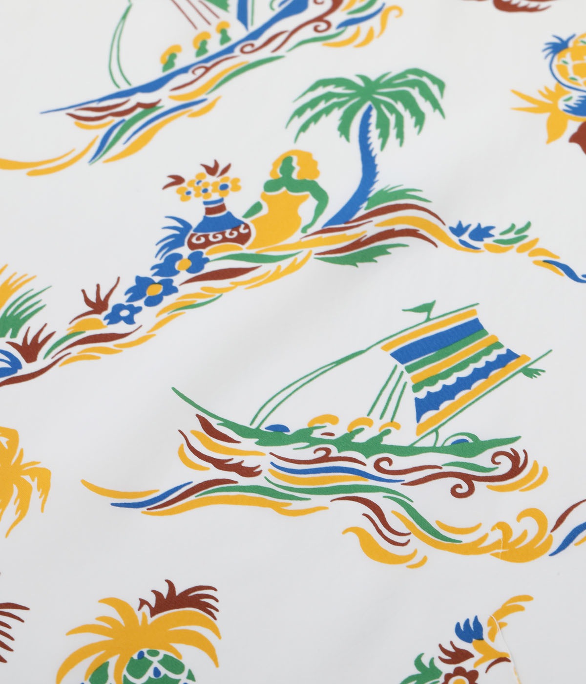 Lot No. SS39620 / RAYON HAWAIIAN SHIRT ��ISLAND TRIP��