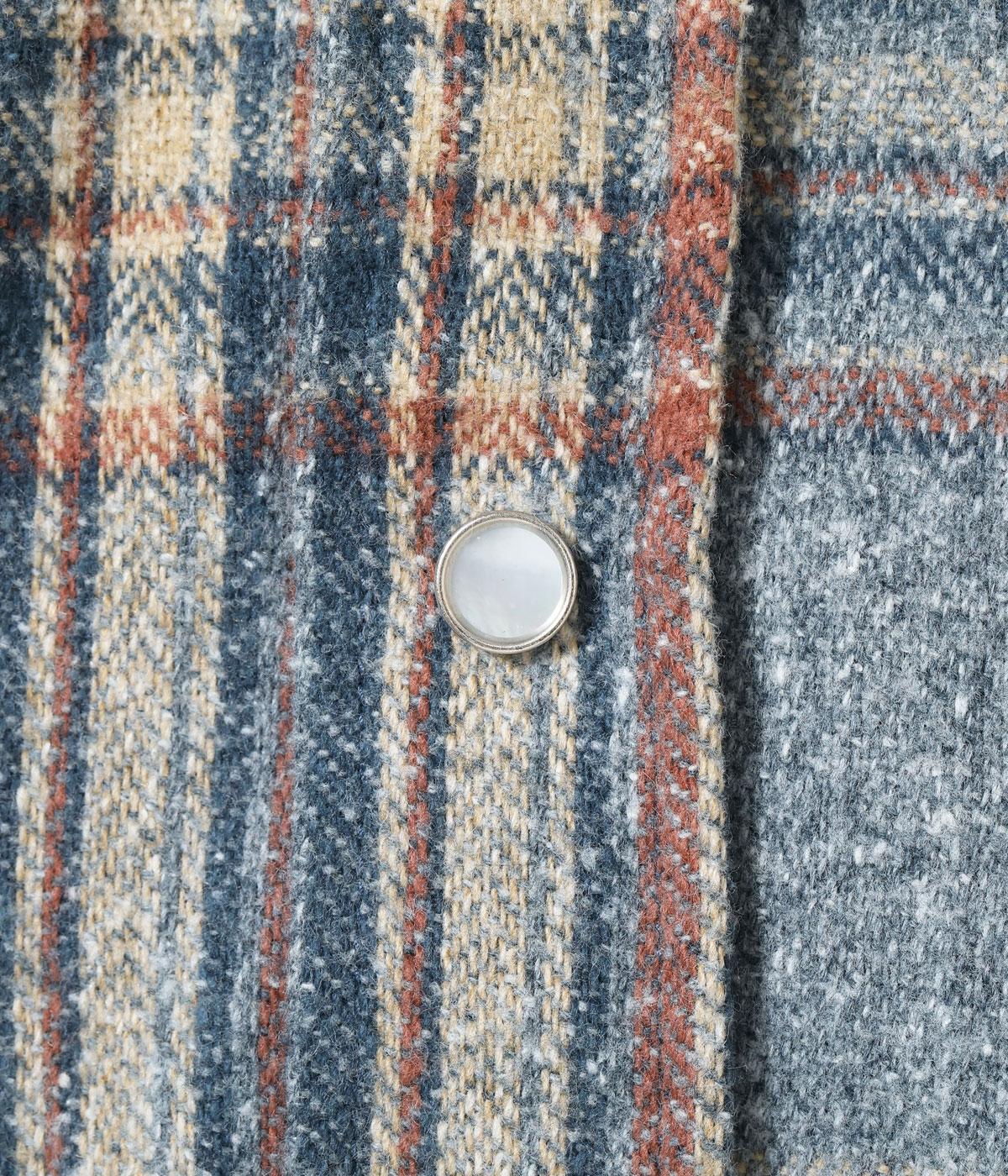 Lot No. SC29787 / BRUSHED HERRINGBONE CHECK WESTERN SHIRT