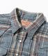 Lot No. SC29787 / BRUSHED HERRINGBONE CHECK WESTERN SHIRT