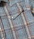 Lot No. SC29787 / BRUSHED HERRINGBONE CHECK WESTERN SHIRT