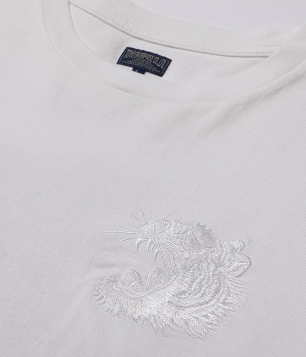 Lot No. TT79214 / SUKA T-SHIRT EMBROIDERED ��TIGER��