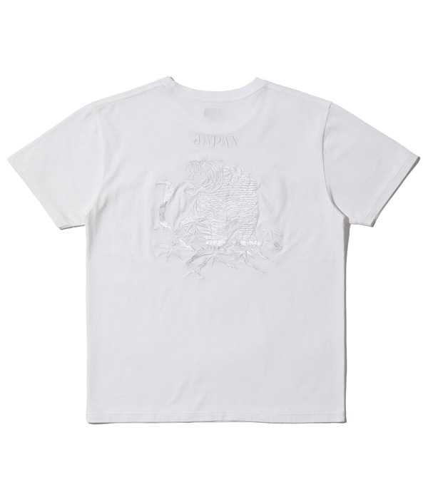 Lot No. TT79214 / SUKA T-SHIRT EMBROIDERED ��TIGER��