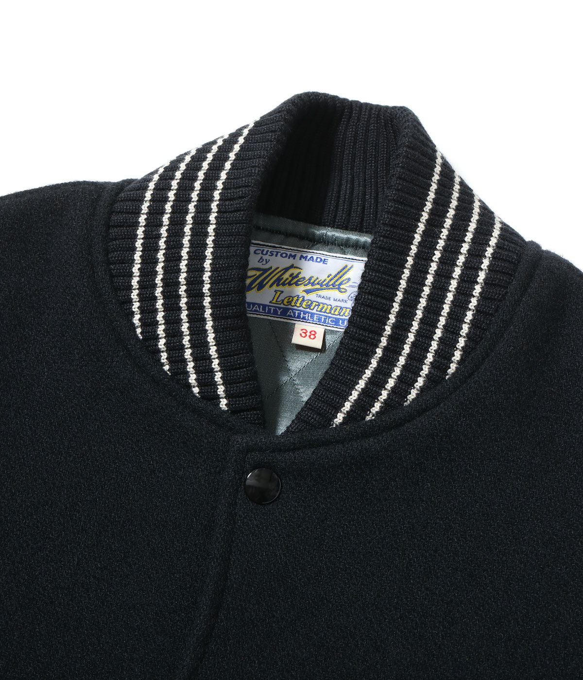 Lot No. WV15606 / 30oz. WOOL MELTON AWARD JACKET SOLID