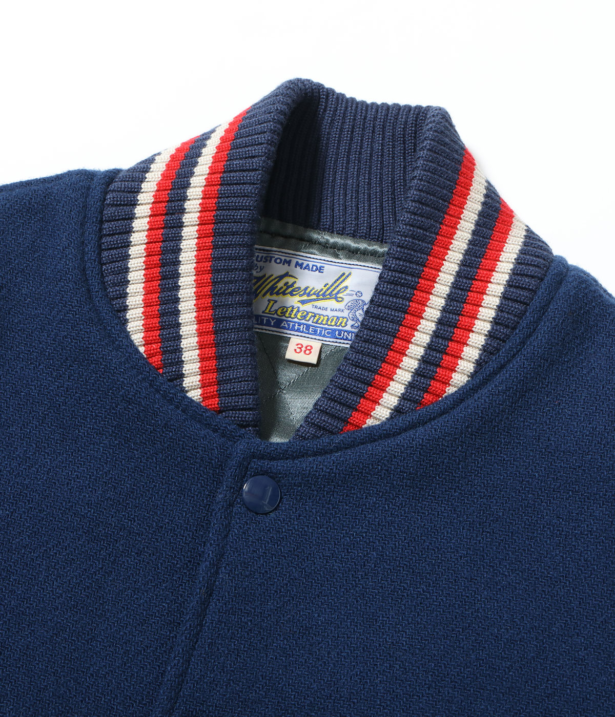 Lot No. WV15606 / 30oz. WOOL MELTON AWARD JACKET SOLID
