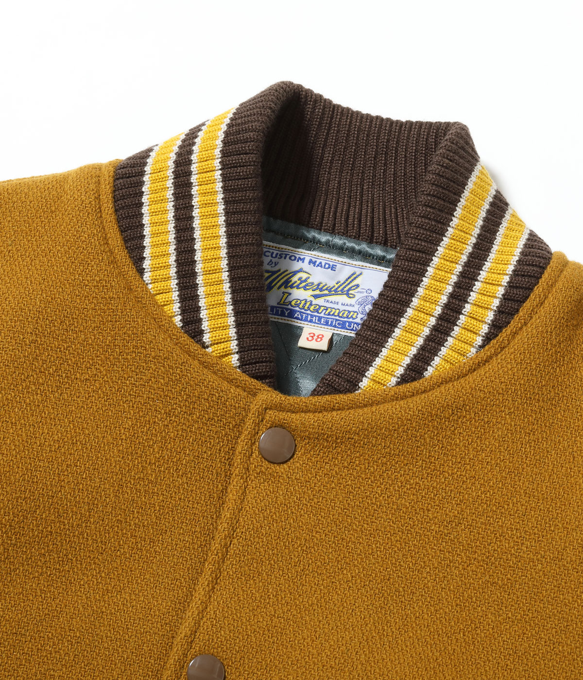 Lot No. WV15606 / 30oz. WOOL MELTON AWARD JACKET SOLID
