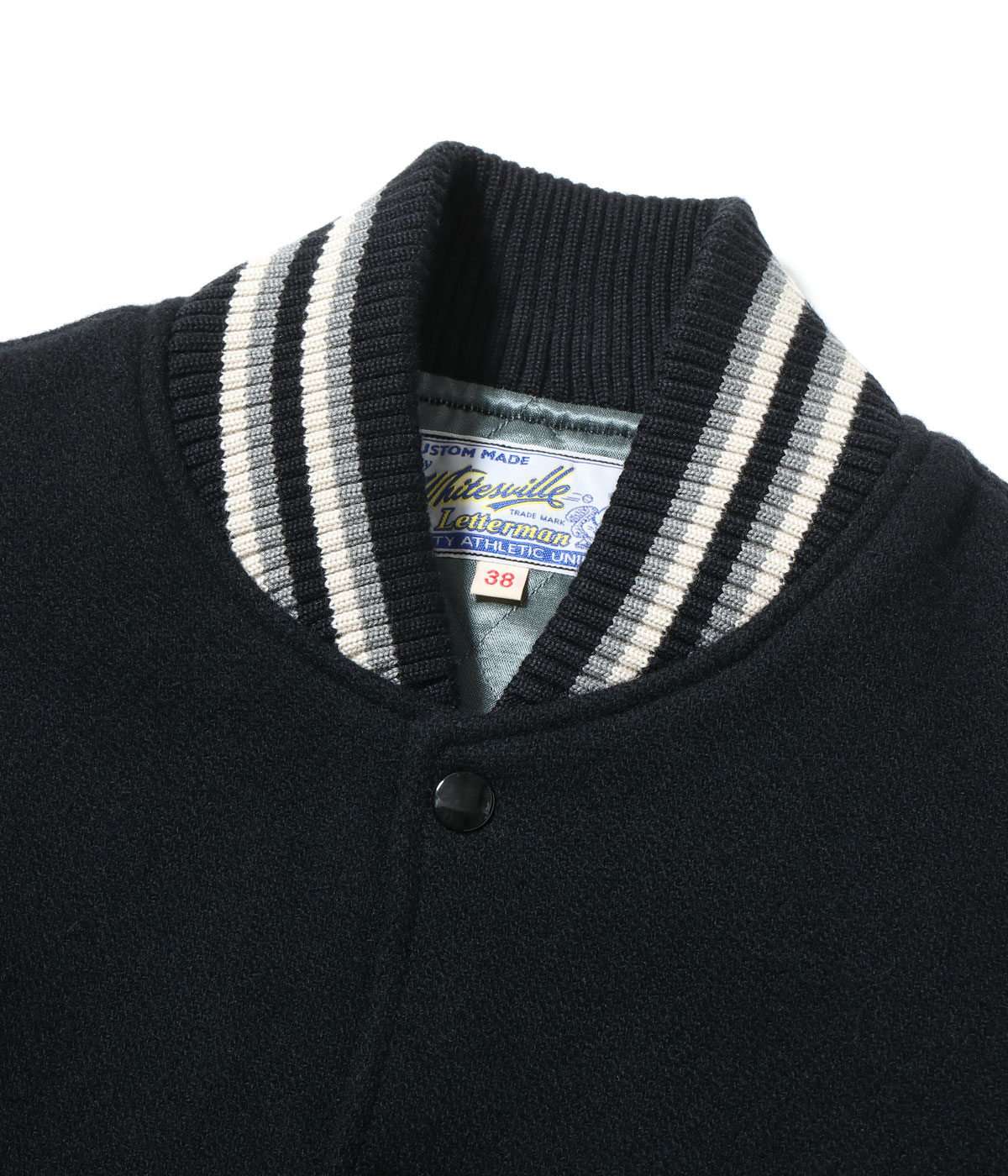 Lot No. WV15606 / 30oz. WOOL MELTON AWARD JACKET SOLID
