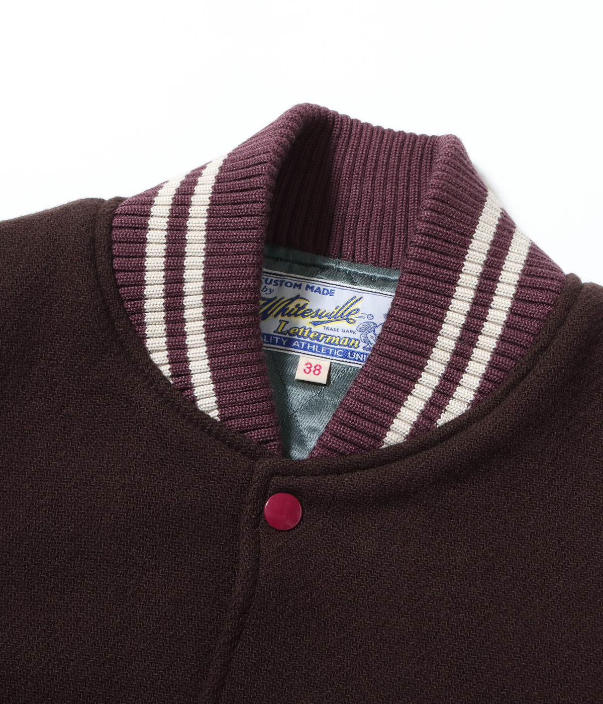 Lot No. WV15606 / 30oz. WOOL MELTON AWARD JACKET SOLID