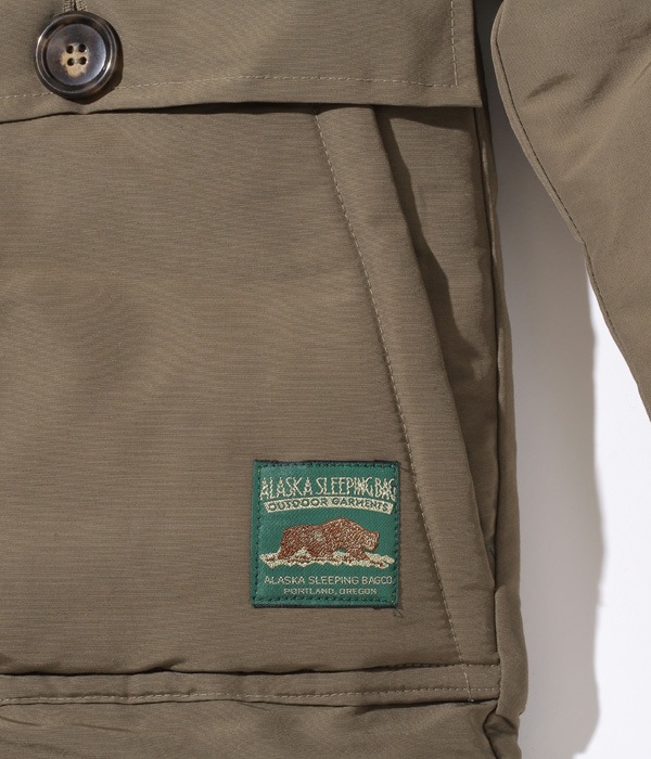 Lot No. AS15004 / ALASKA SLEEPING BAG GOOSE DOWN, MADE IN USA ��ARCTIC�� WORK & HUNTING COAT