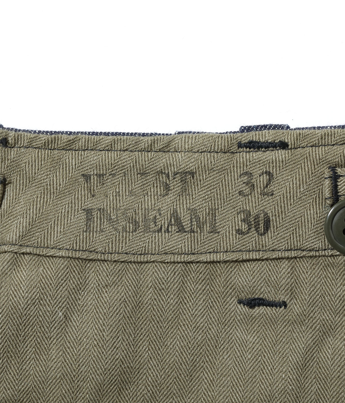 Lot No. BR42596 / TROUSERS, FIELD, Type M-1943 ��DENIM CIVILIAN MODEL��