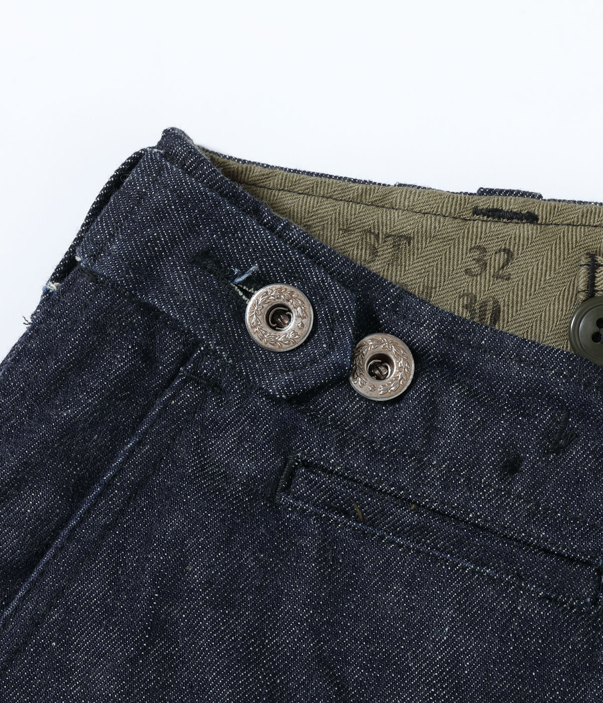 Lot No. BR42596 / TROUSERS, FIELD, Type M-1943 ��DENIM CIVILIAN MODEL��