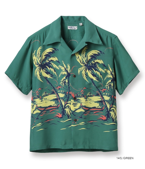 極美品 サンサーフ アロハシャツ  PALM BREEZE SUN SURF サンサーフ アロハシャツ ISLAND PALM BREEZE パーム