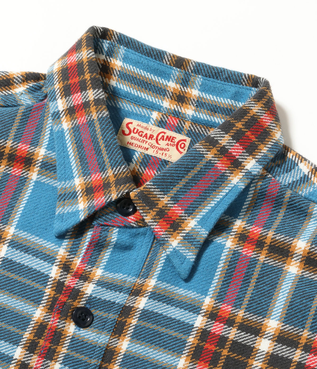 Lot No. SC29363 / TWILL CHECK WORK SHIRT