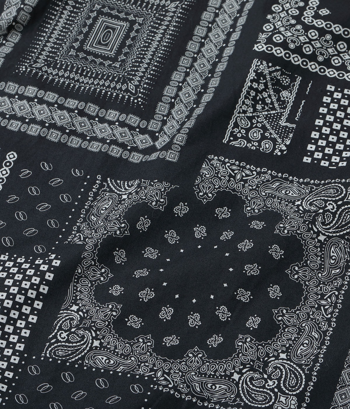 Lot No. SC39465 / NATIVE AMERICAN BANDANA PATCHWORK PRINT OPEN SHIRT