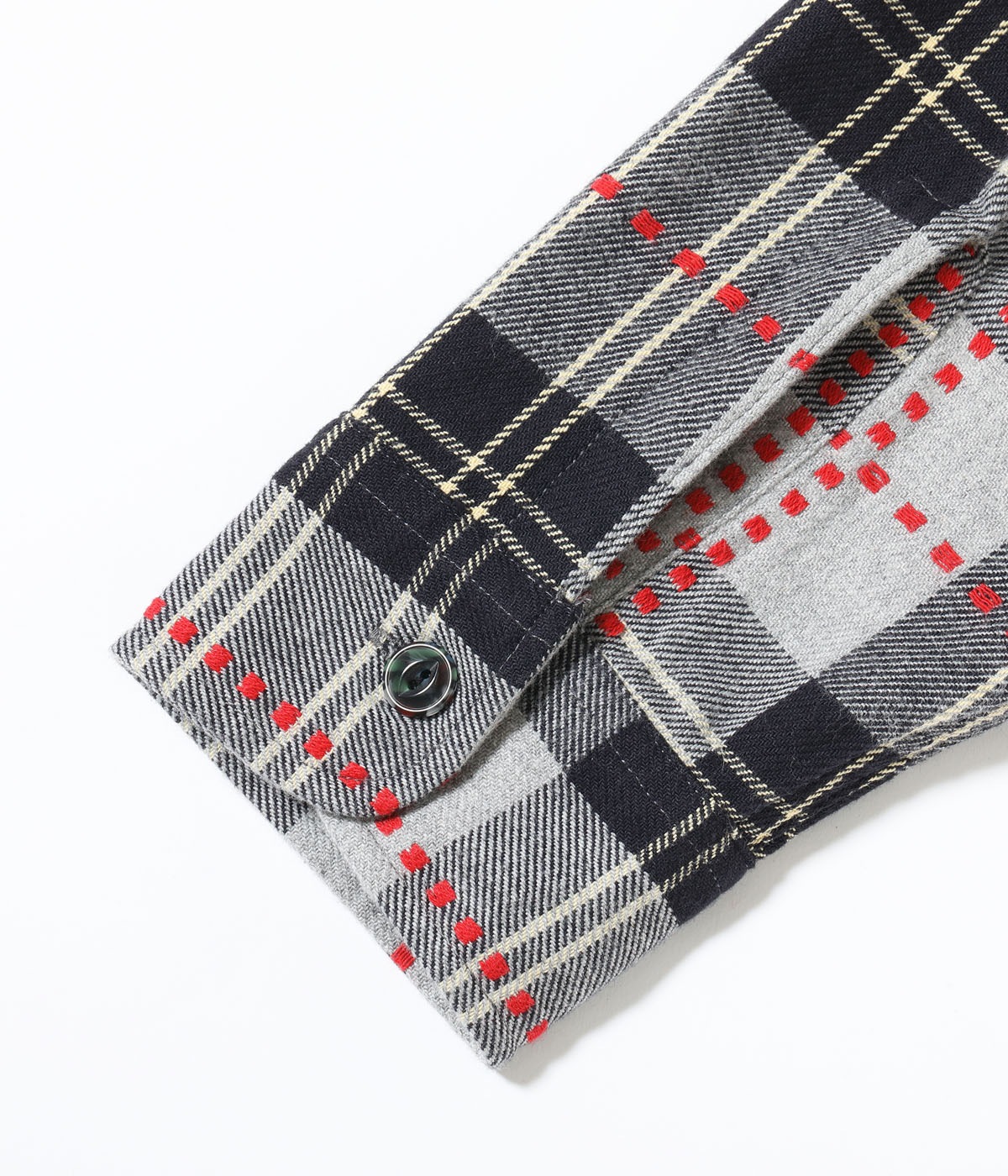 Lot No. SC29583 / FICTION ROMANCE DOBBY CHECK WORK SHIRT