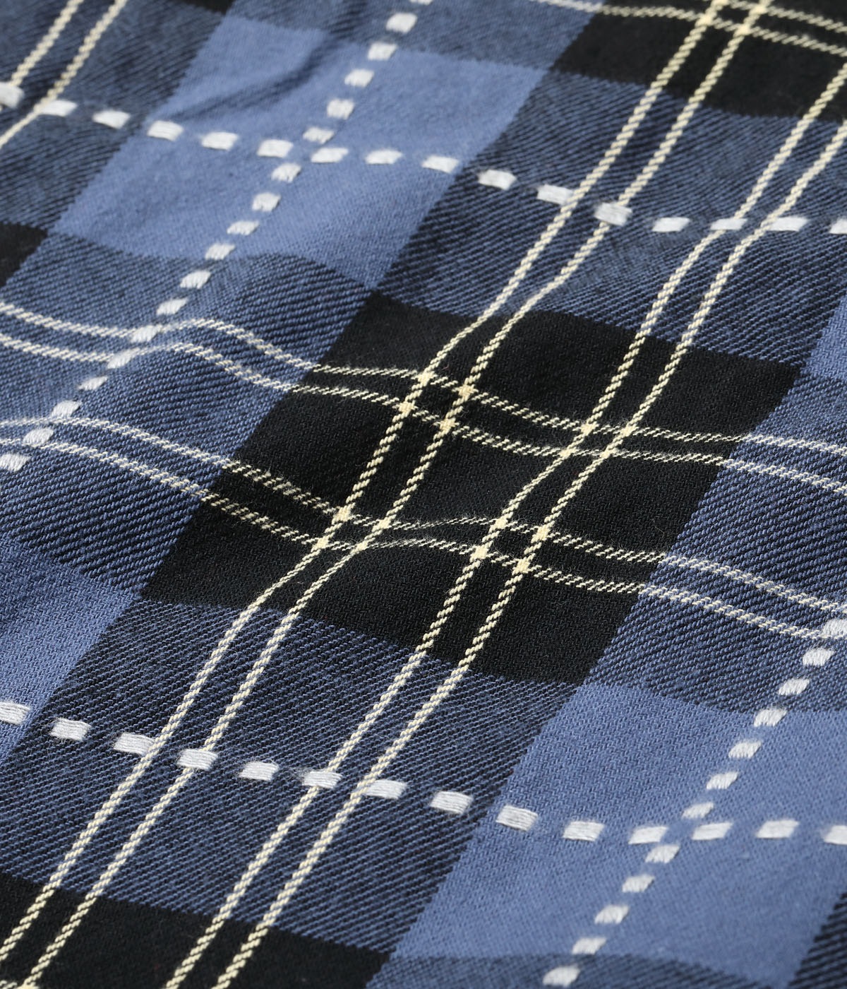 Lot No. SC29583 / FICTION ROMANCE DOBBY CHECK WORK SHIRT