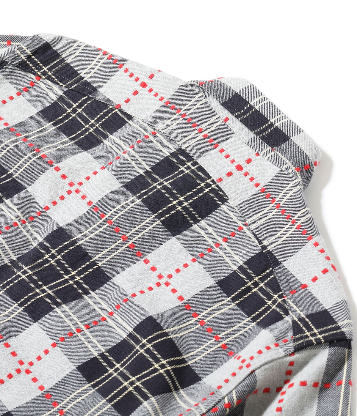 Lot No. SC29583 / FICTION ROMANCE DOBBY CHECK WORK SHIRT