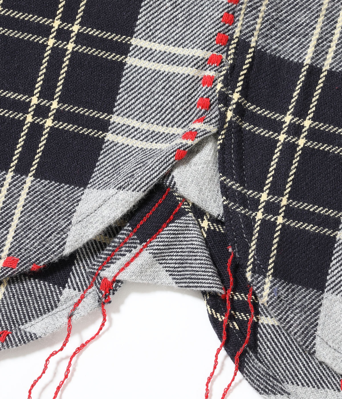 Lot No. SC29583 / FICTION ROMANCE DOBBY CHECK WORK SHIRT