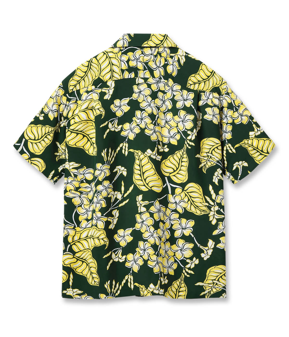 Lot No. SS39621 / RAYON HAWAIIAN SHIRT ��PLUMERIA BLOSSOMS��