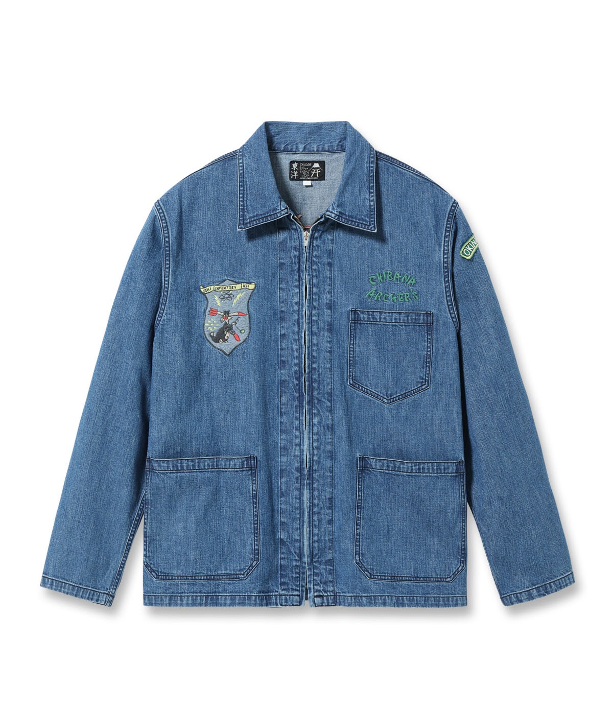 Lot No. TT15882 / Late 1950s Style Blue Denim Okinawa Jumper  ��CHIBANA ARCHER'S�� (AGING MODEL)