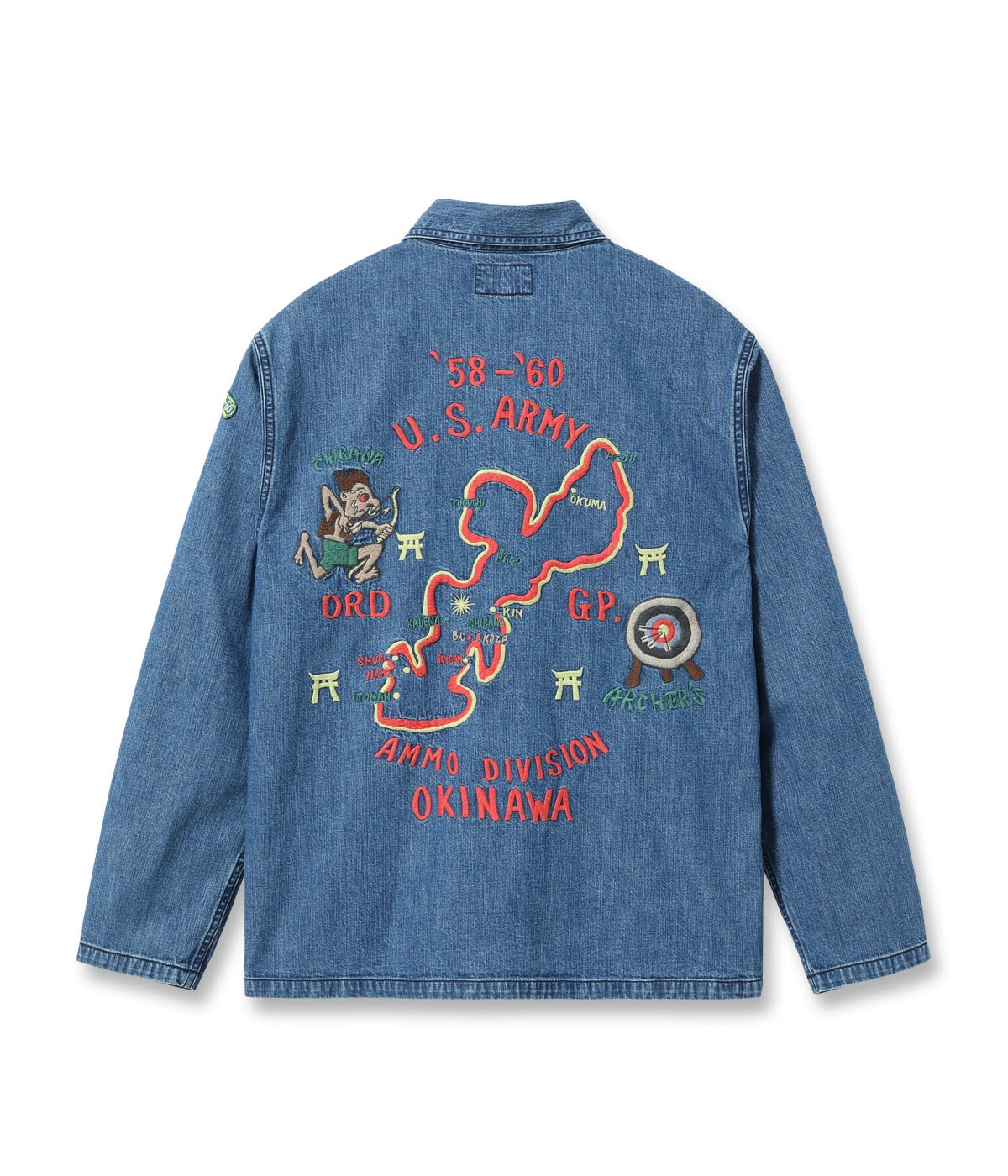 Lot No. TT15882 / Late 1950s Style Blue Denim Okinawa Jumper  ��CHIBANA ARCHER'S�� (AGING MODEL)