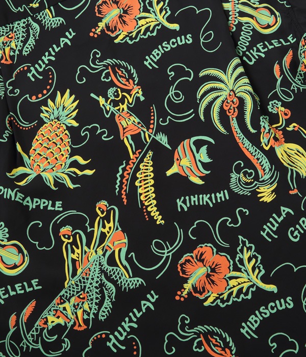 Lot No. SS38575 / RAYON HAWAIIAN SHIRT ��HAWAIIAN PASSION��